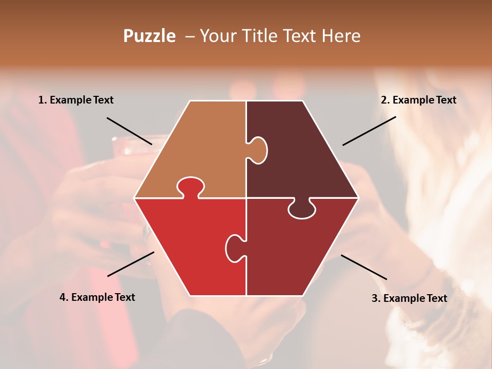 Night Toasting Women PowerPoint Template