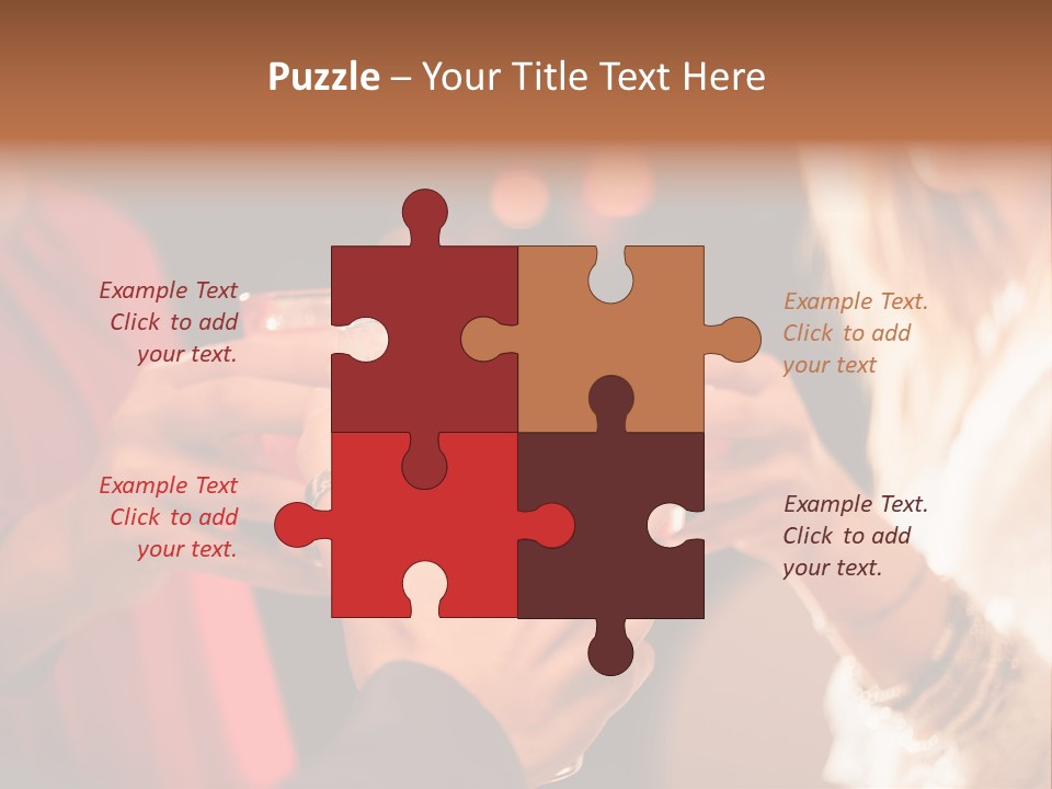 Night Toasting Women PowerPoint Template