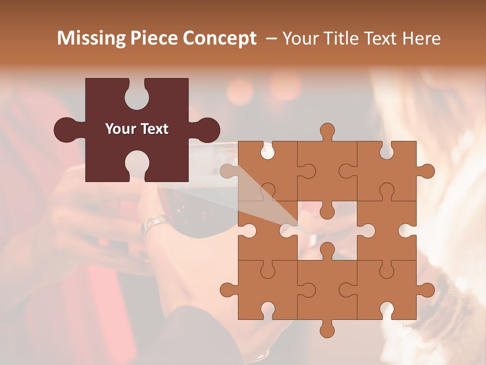 Night Toasting Women PowerPoint Template