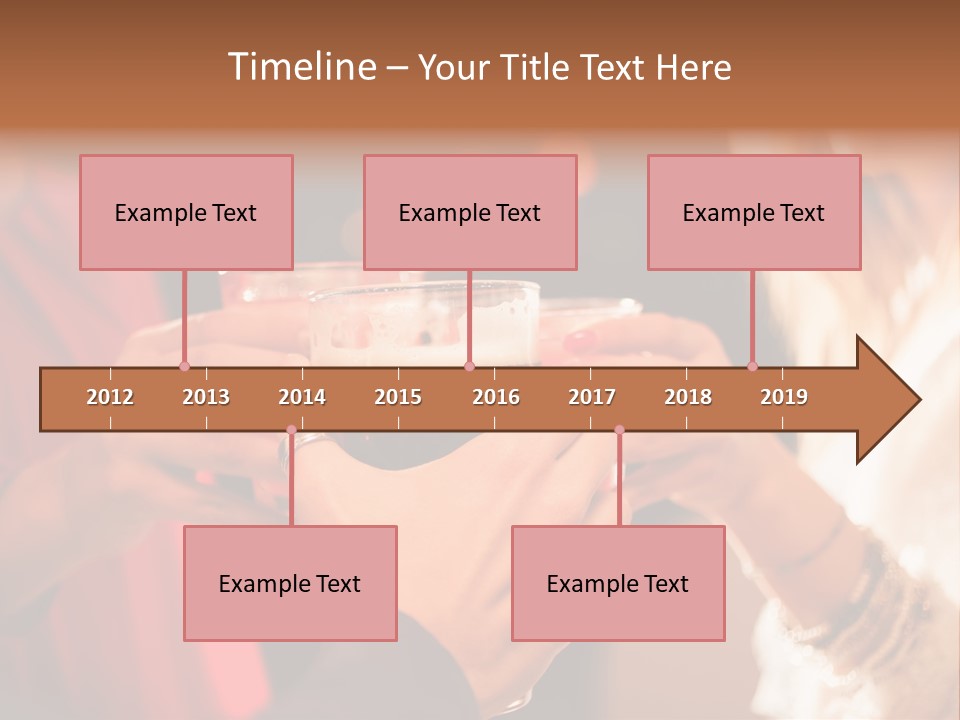 Night Toasting Women PowerPoint Template