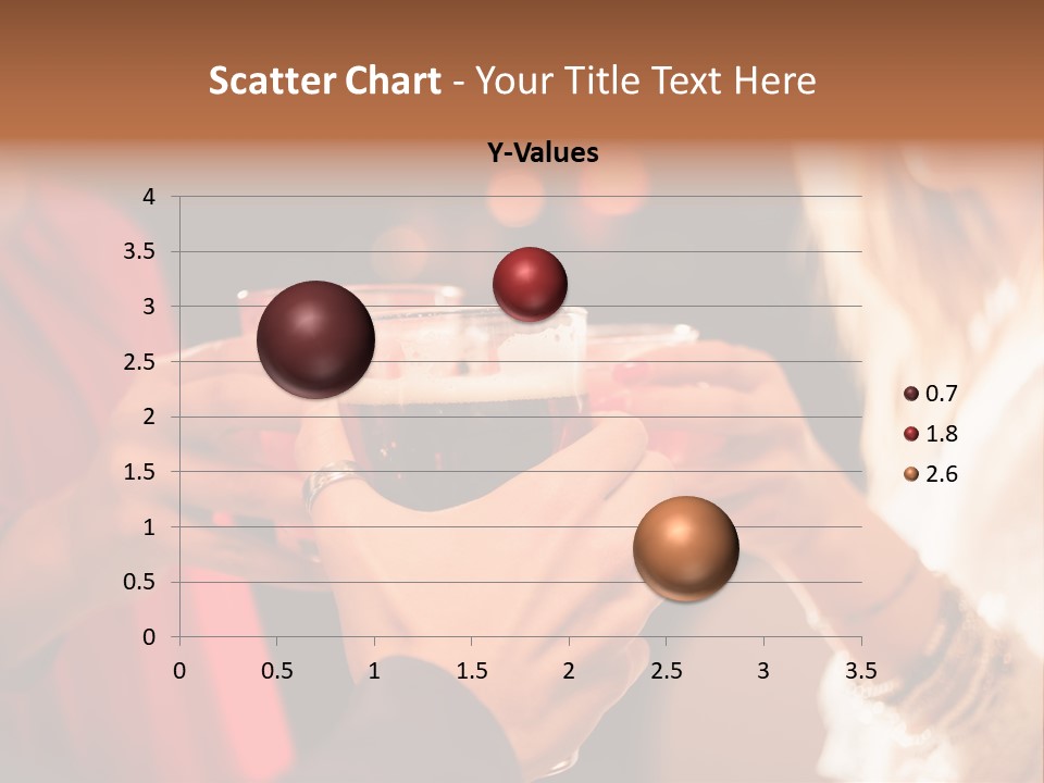 Night Toasting Women PowerPoint Template