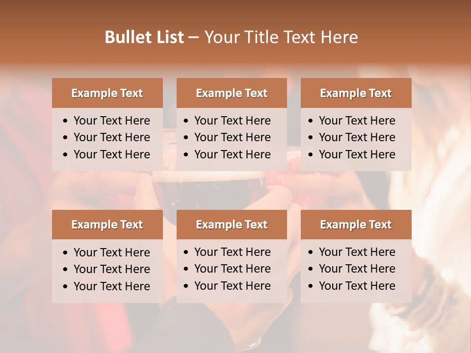 Night Toasting Women PowerPoint Template