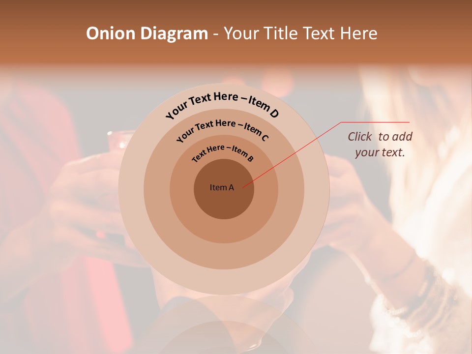 Night Toasting Women PowerPoint Template