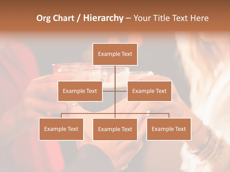 Night Toasting Women PowerPoint Template