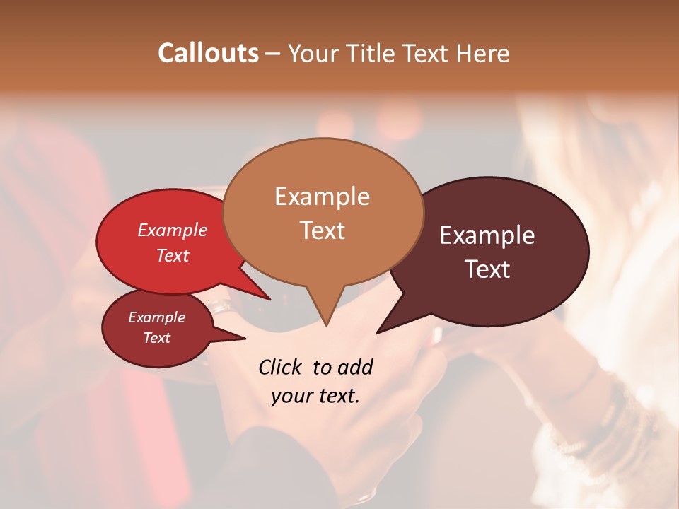 Night Toasting Women PowerPoint Template