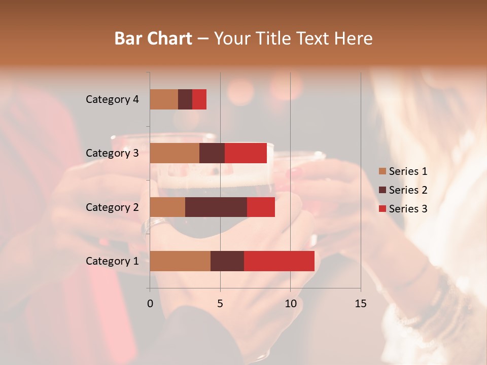 Night Toasting Women PowerPoint Template