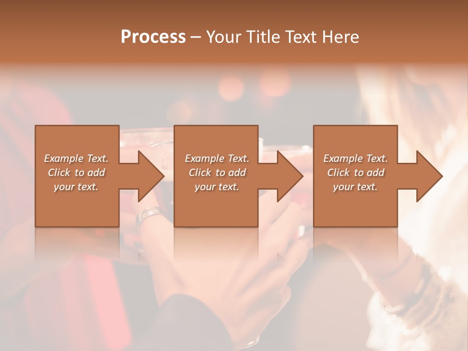 Night Toasting Women PowerPoint Template