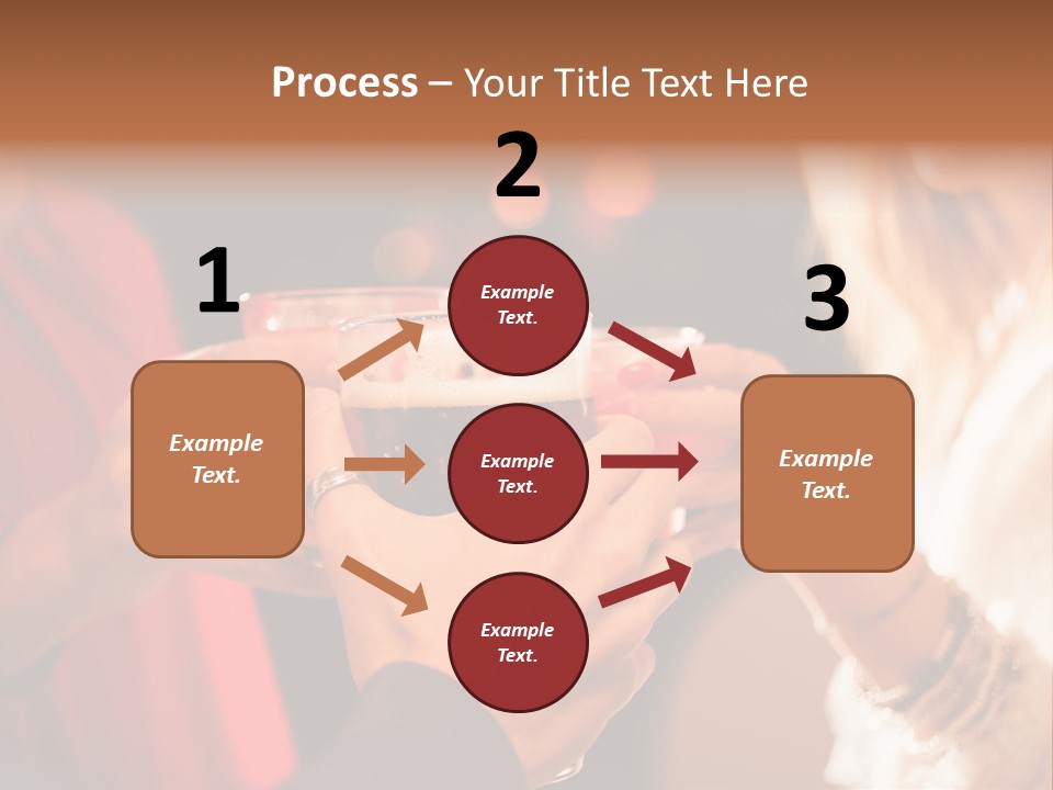Night Toasting Women PowerPoint Template