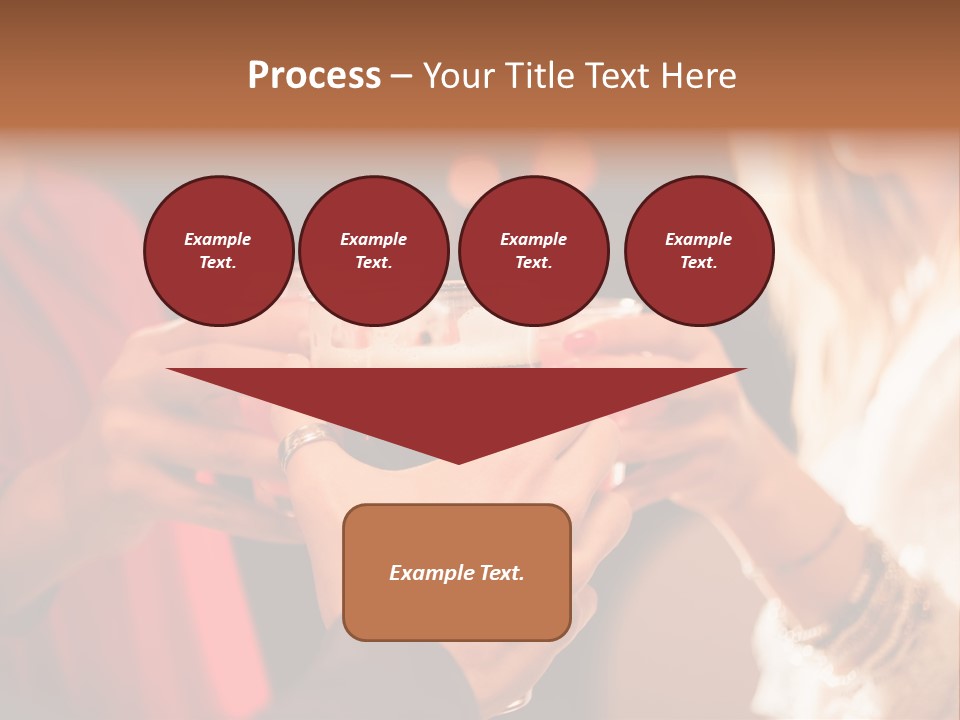 Night Toasting Women PowerPoint Template