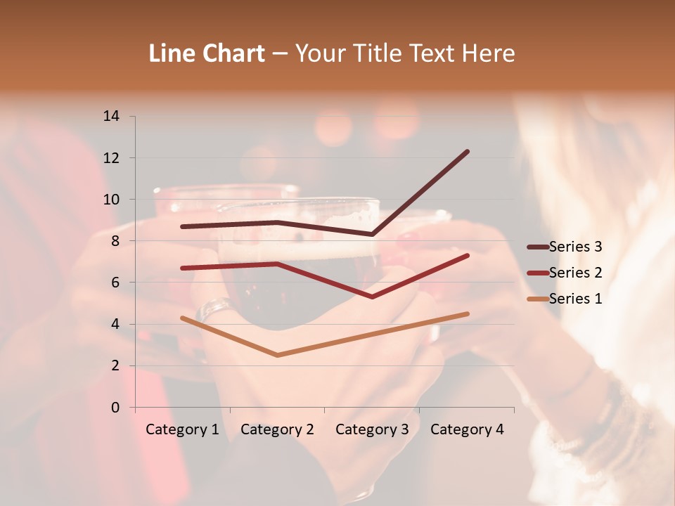 Night Toasting Women PowerPoint Template