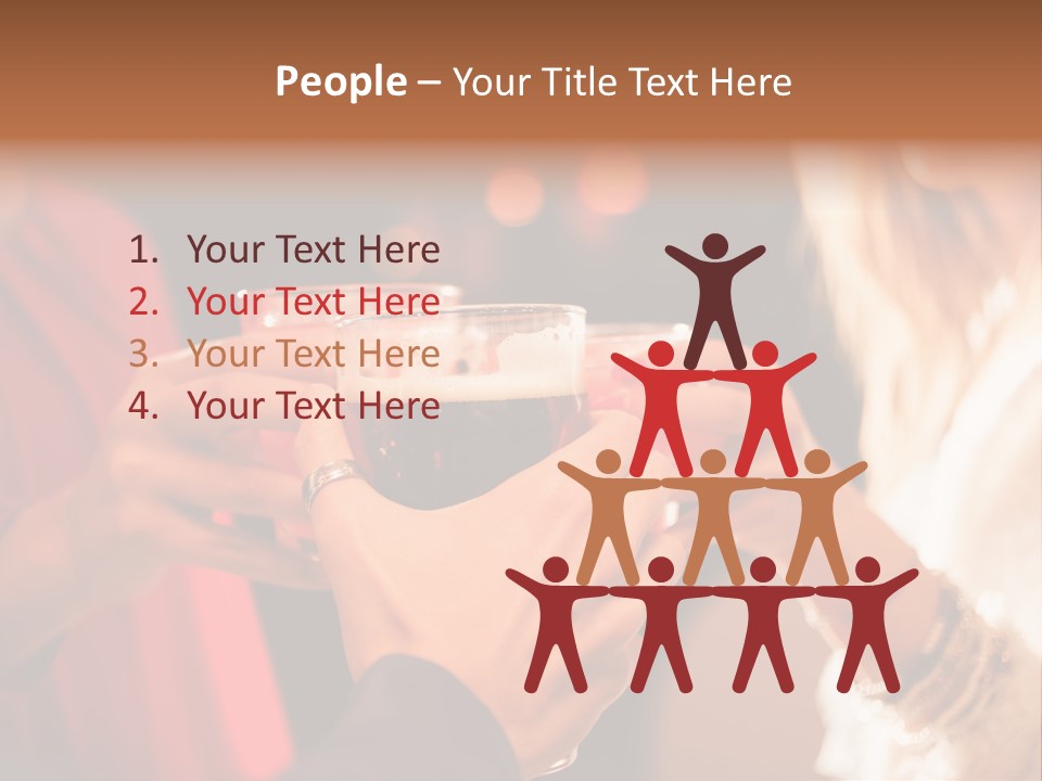 Night Toasting Women PowerPoint Template