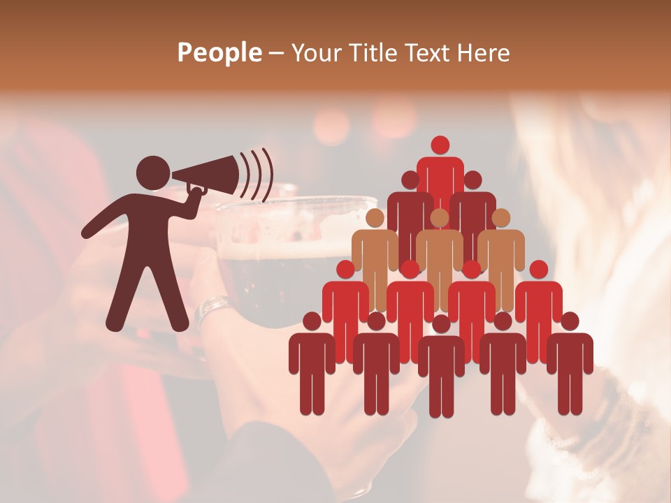 Night Toasting Women PowerPoint Template