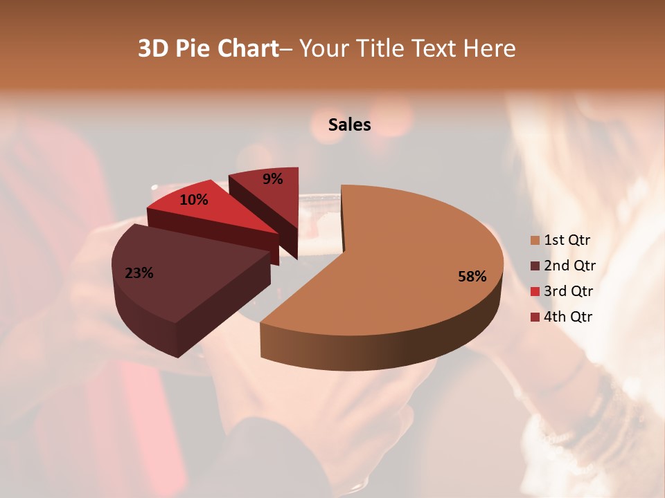 Night Toasting Women PowerPoint Template