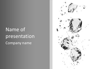 Ice Light Stack PowerPoint Template