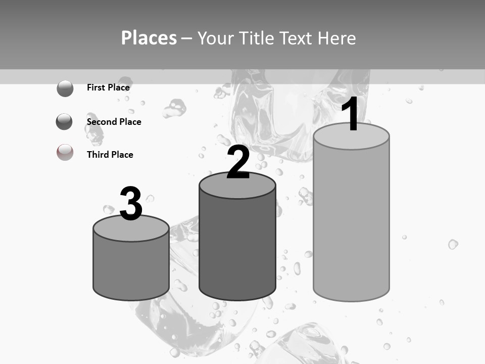 Ice Light Stack PowerPoint Template