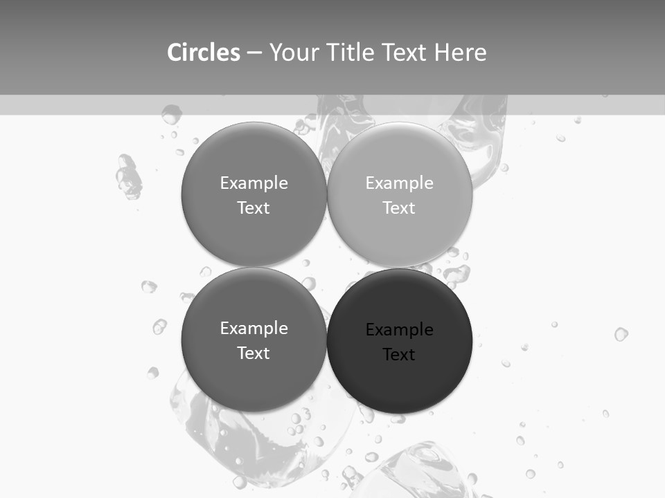 Ice Light Stack PowerPoint Template