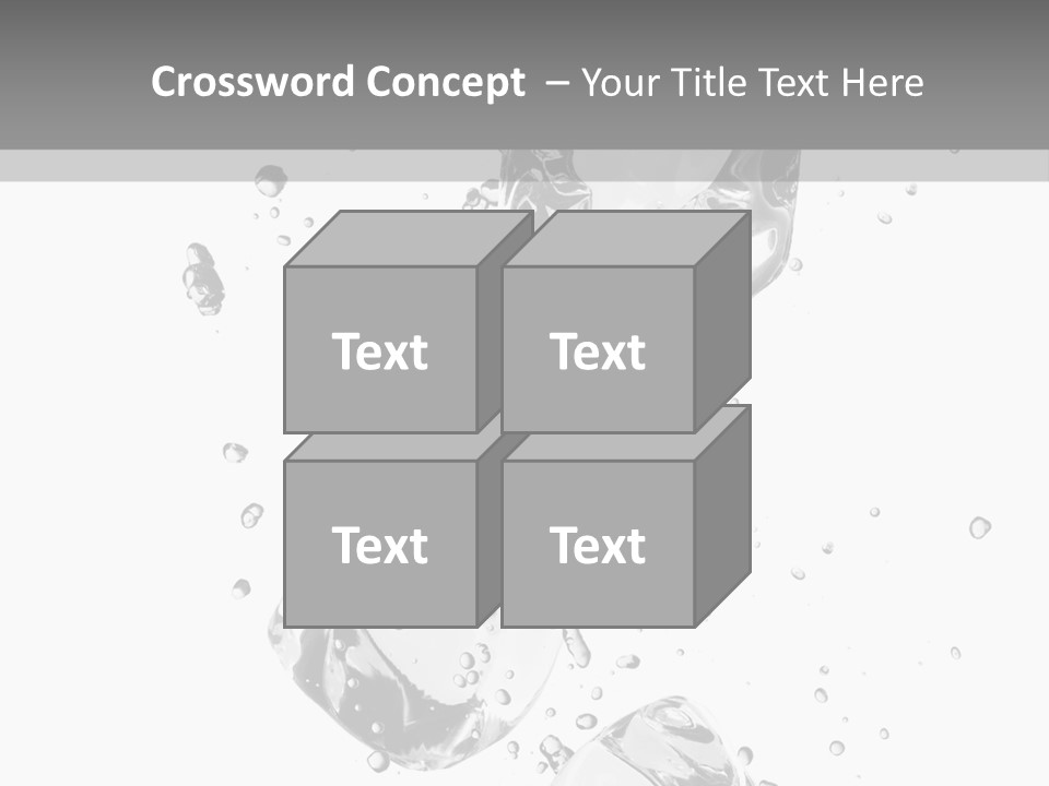 Ice Light Stack PowerPoint Template