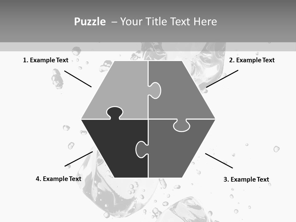 Ice Light Stack PowerPoint Template