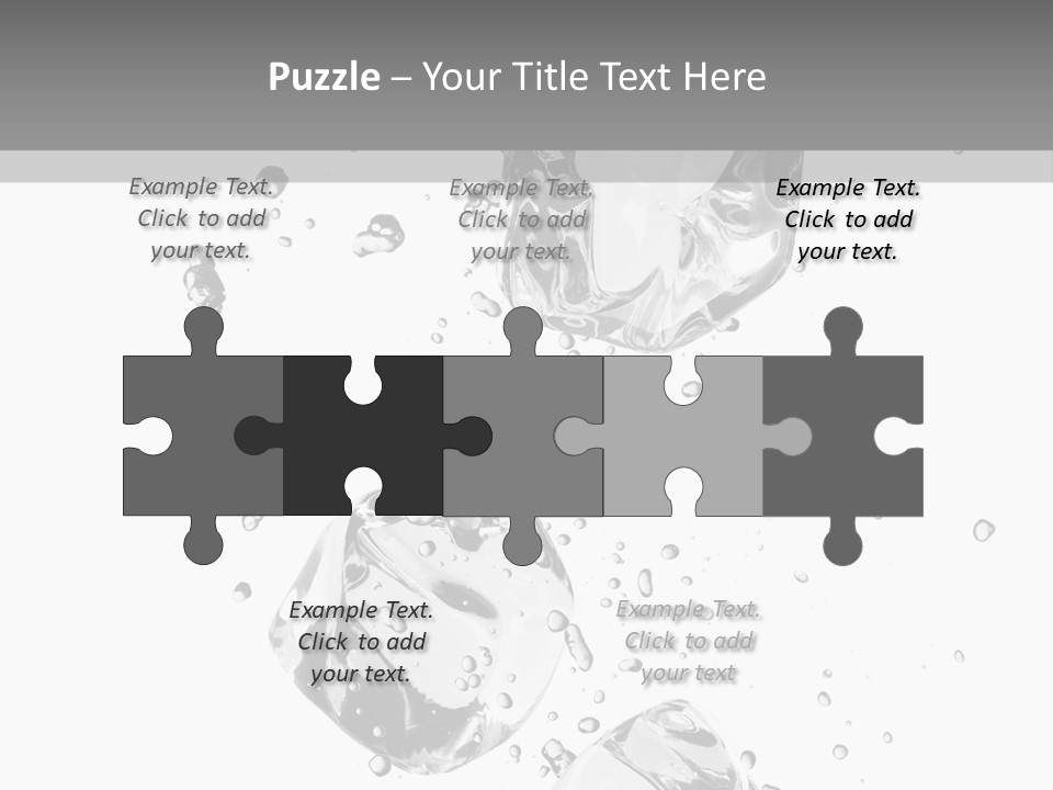 Ice Light Stack PowerPoint Template