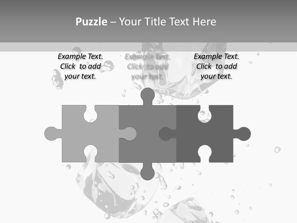 Ice Light Stack PowerPoint Template