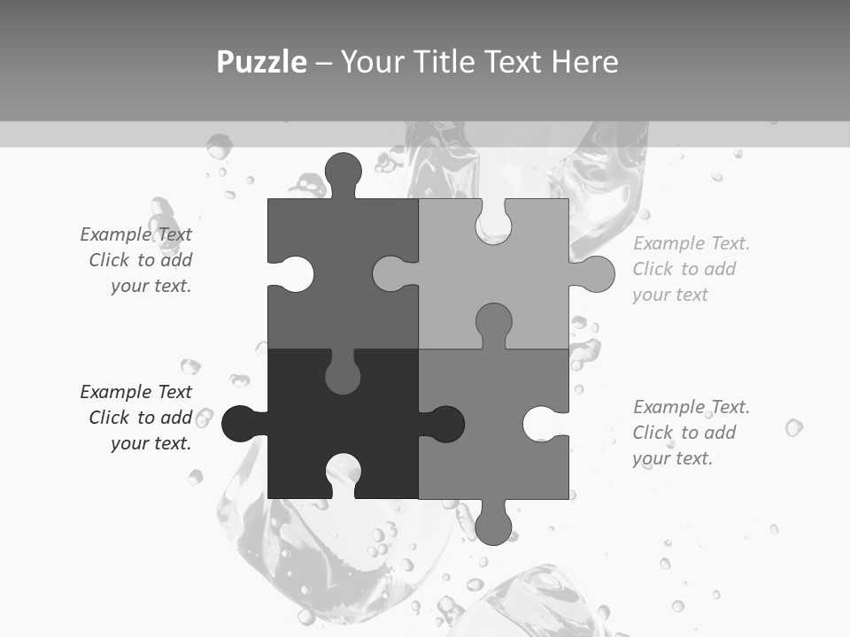 Ice Light Stack PowerPoint Template