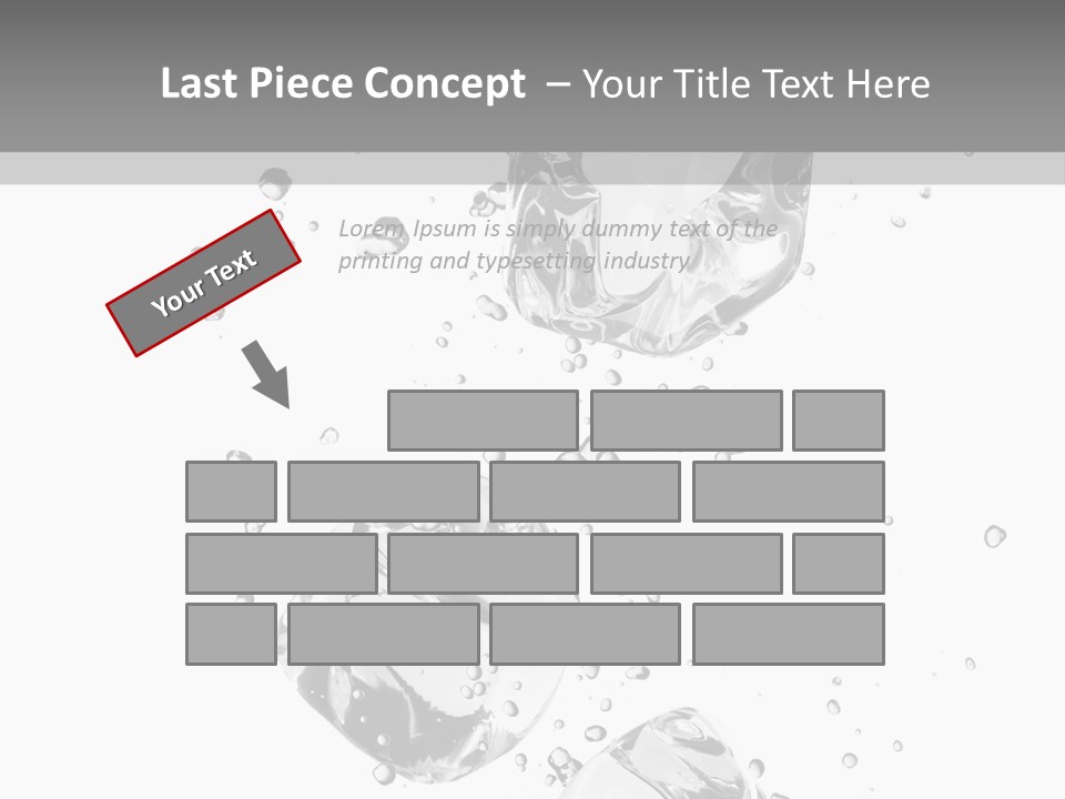 Ice Light Stack PowerPoint Template