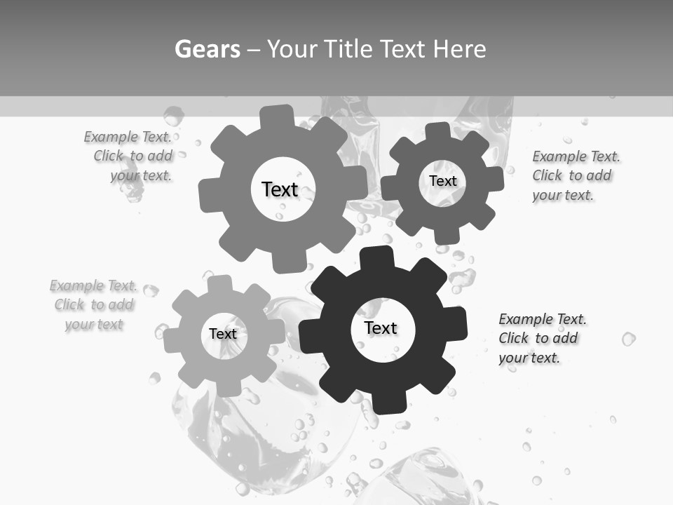 Ice Light Stack PowerPoint Template