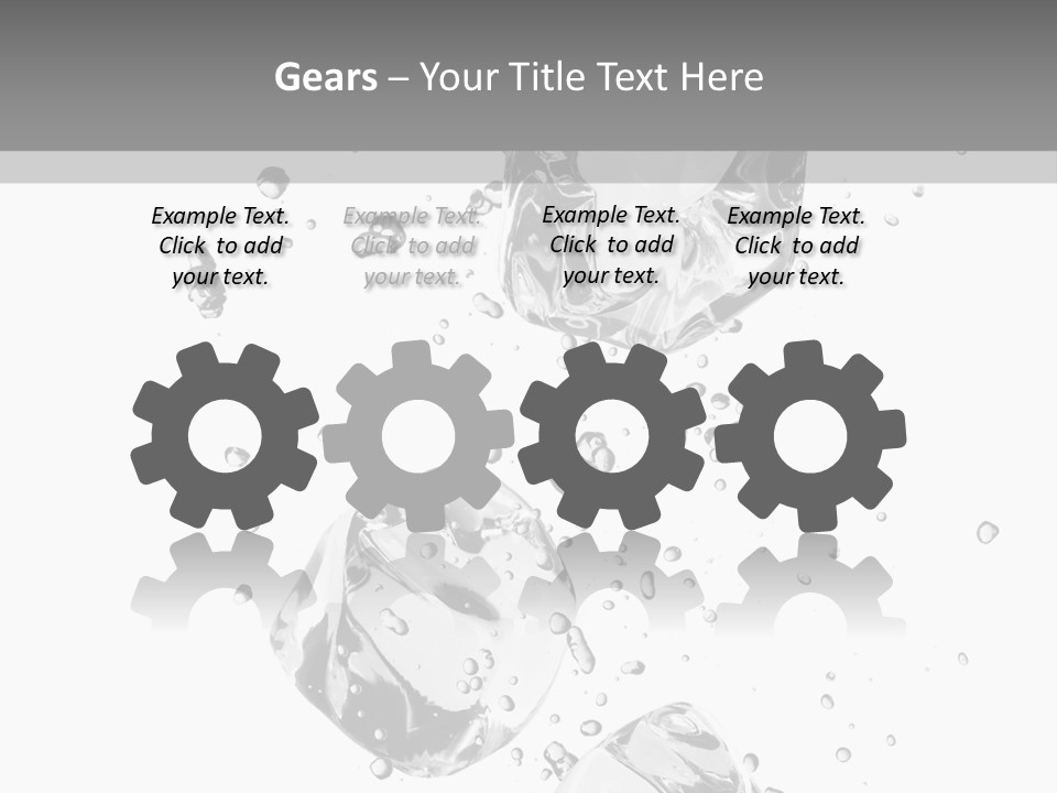 Ice Light Stack PowerPoint Template