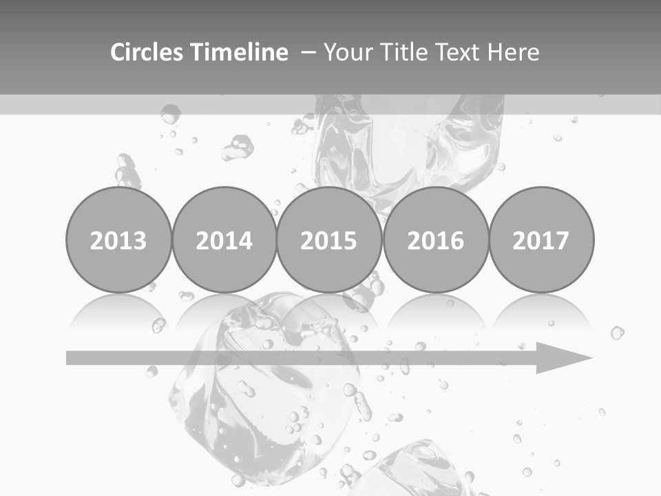 Ice Light Stack PowerPoint Template