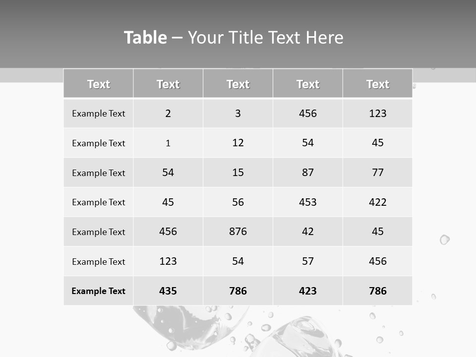 Ice Light Stack PowerPoint Template