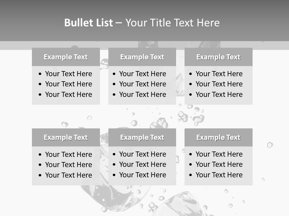 Ice Light Stack PowerPoint Template