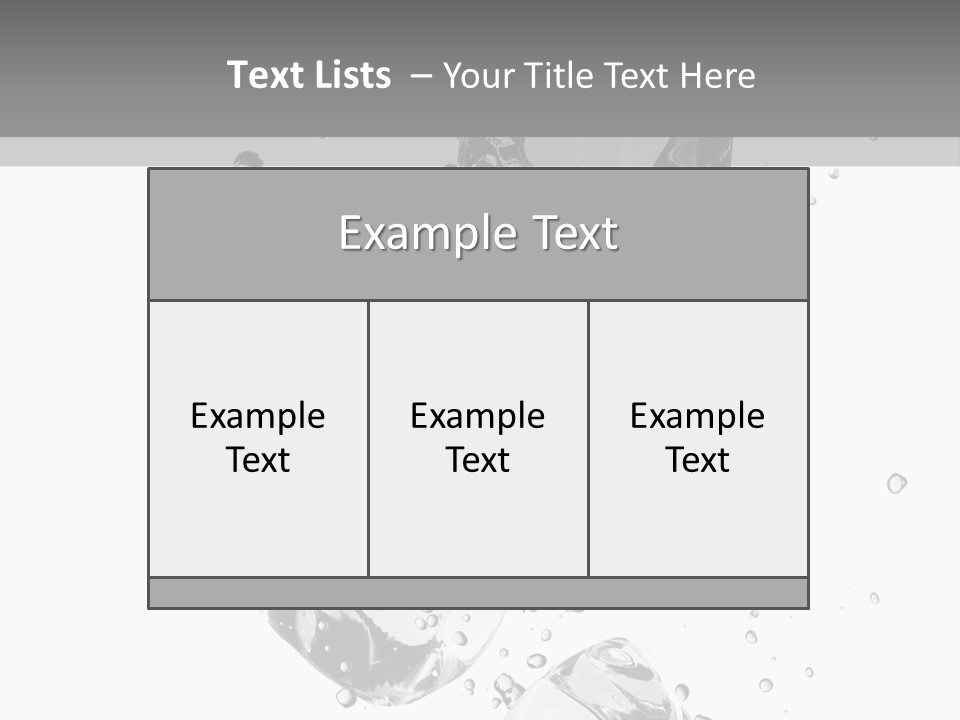 Ice Light Stack PowerPoint Template