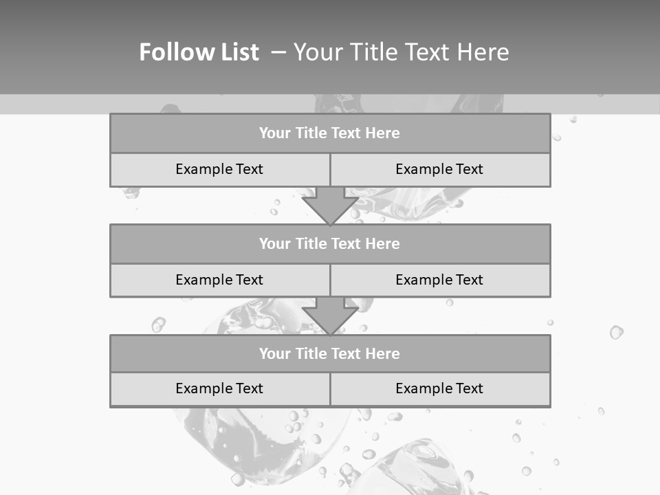 Ice Light Stack PowerPoint Template