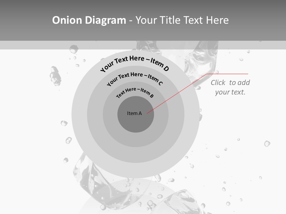 Ice Light Stack PowerPoint Template
