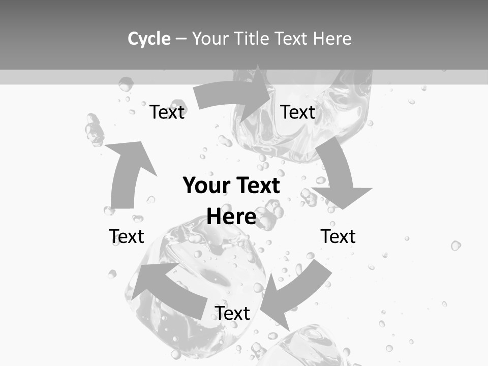 Ice Light Stack PowerPoint Template