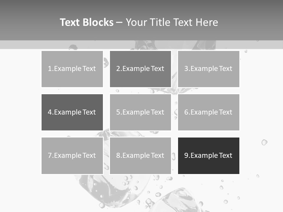 Ice Light Stack PowerPoint Template