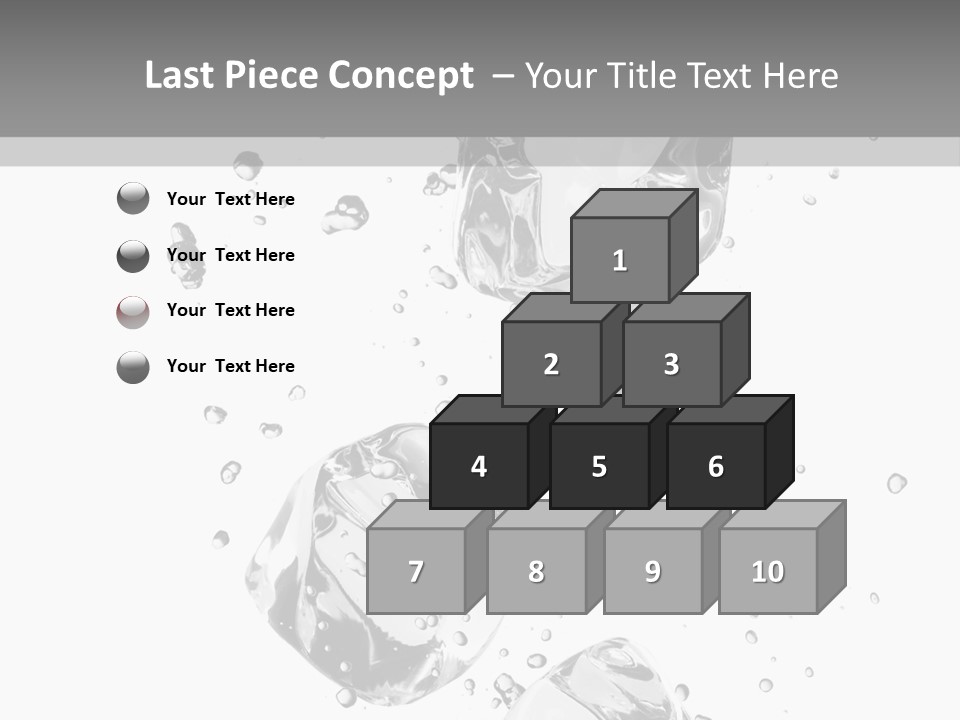Ice Light Stack PowerPoint Template