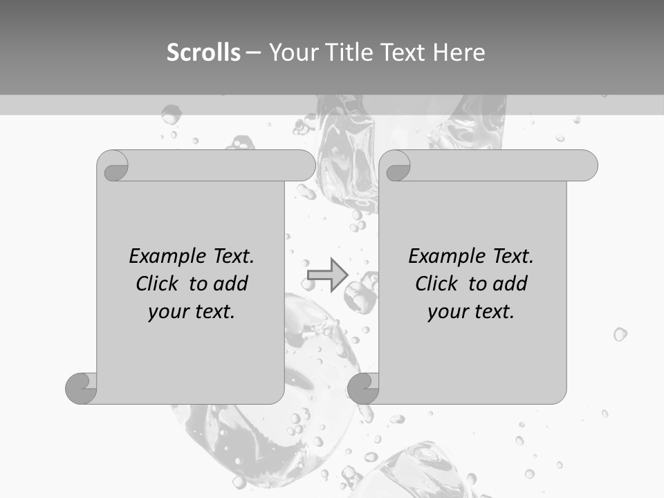 Ice Light Stack PowerPoint Template