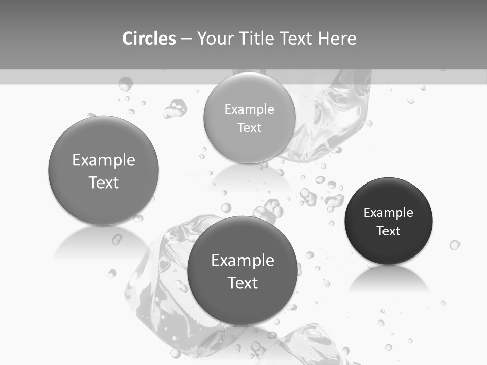 Ice Light Stack PowerPoint Template
