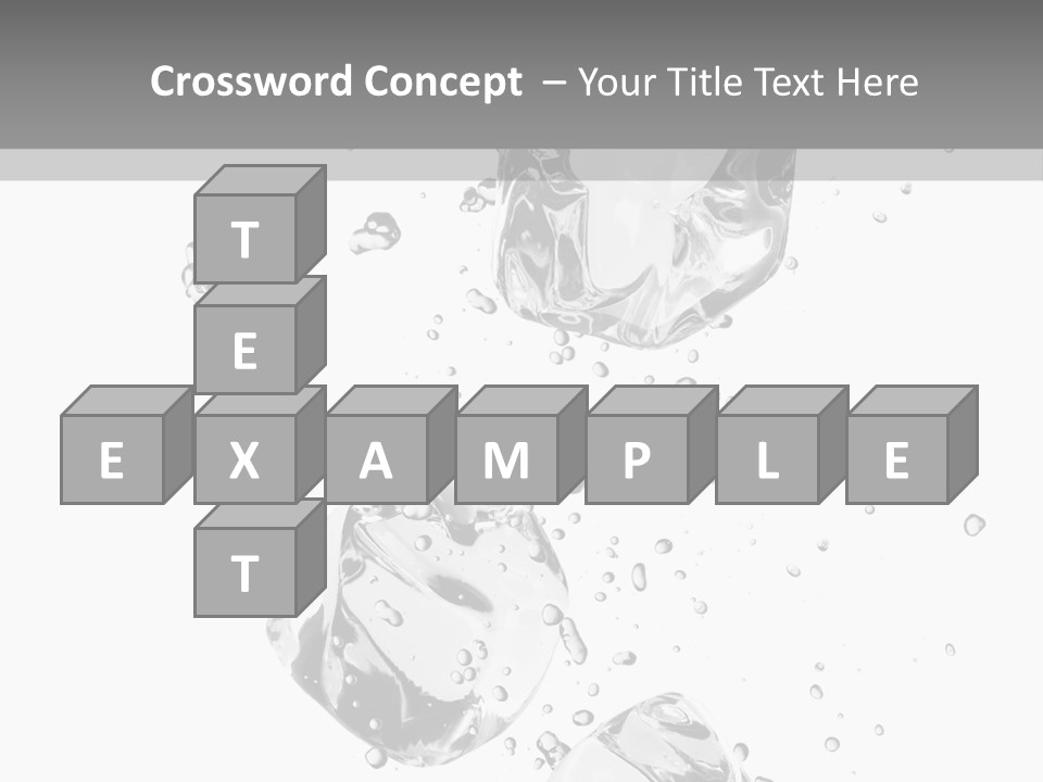 Ice Light Stack PowerPoint Template