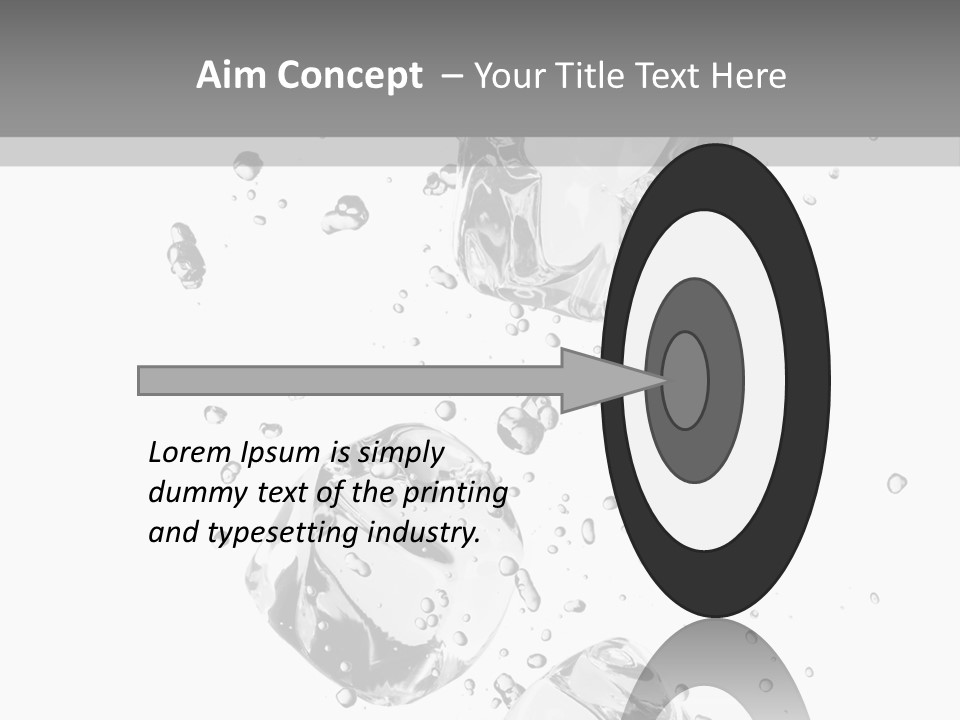 Ice Light Stack PowerPoint Template