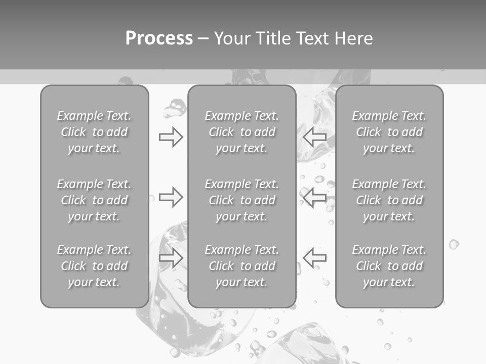 Ice Light Stack PowerPoint Template