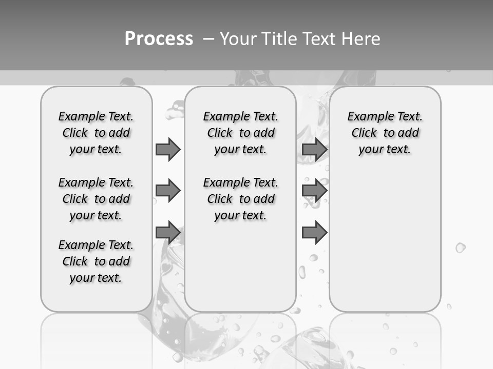 Ice Light Stack PowerPoint Template