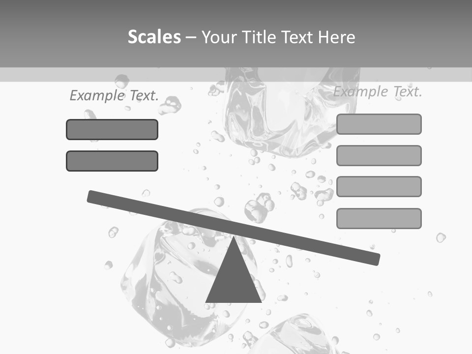 Ice Light Stack PowerPoint Template