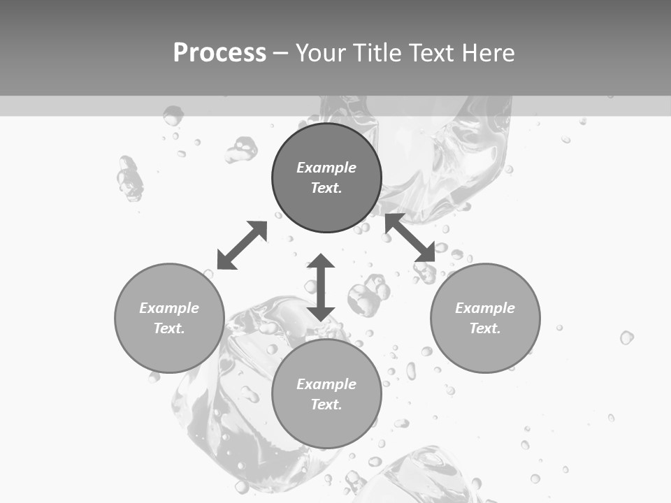 Ice Light Stack PowerPoint Template