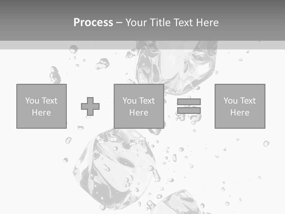 Ice Light Stack PowerPoint Template
