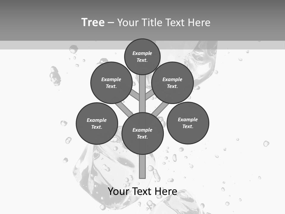 Ice Light Stack PowerPoint Template