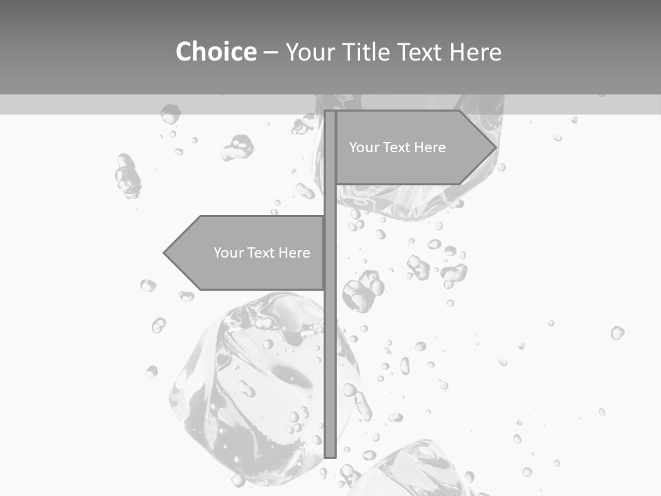 Ice Light Stack PowerPoint Template
