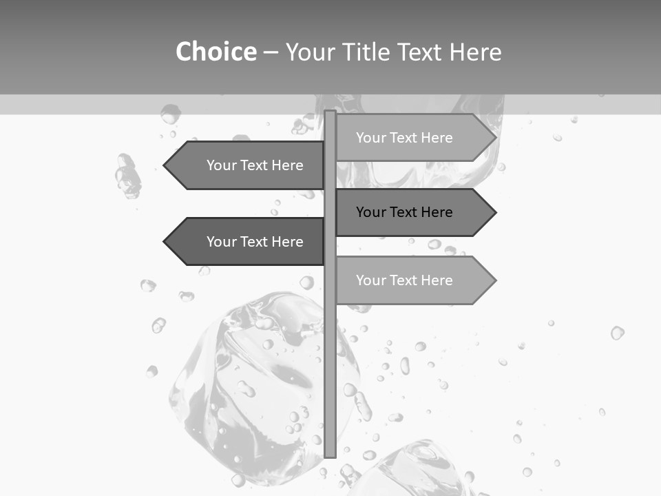 Ice Light Stack PowerPoint Template