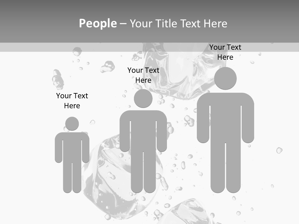 Ice Light Stack PowerPoint Template